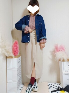 kikisou212さん（レディース・159cm）の春コーディネート