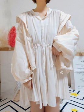 「one after another NICE CLAUP（ワンアフターアナザーナイスクラップ）のアイテム（ブルゾン）」を使った、kikisou212さん（レディース・159cm）の春コーディネート