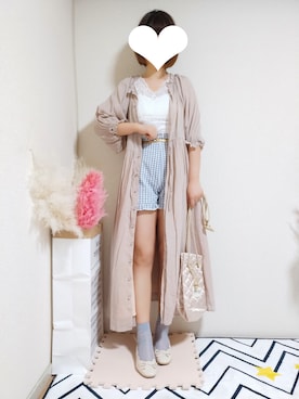 kikisou212さん（レディース・160cm）の夏コーディネート