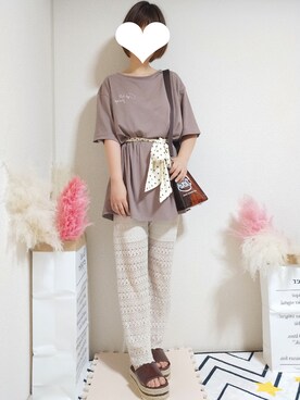 kikisou212さん（レディース・159cm）の夏コーディネート