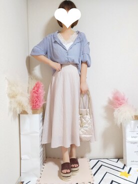 kikisou212さん（レディース・159cm）の夏コーディネート