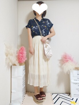 kikisou212さん（レディース・159cm）の夏コーディネート