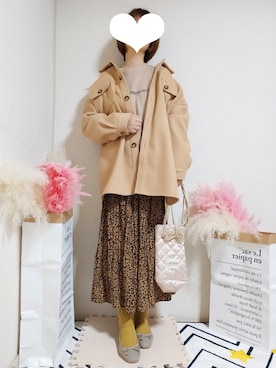 「archives（アルシーヴ）のアイテム（その他アウター）」を使った、kikisou212さん（レディース・159cm）の秋コーディネート