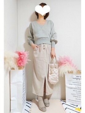 「one after another NICE CLAUP（ワンアフターアナザーナイスクラップ）のアイテム（アンサンブル）」を使った、kikisou212さん（レディース・159cm）の秋コーディネート