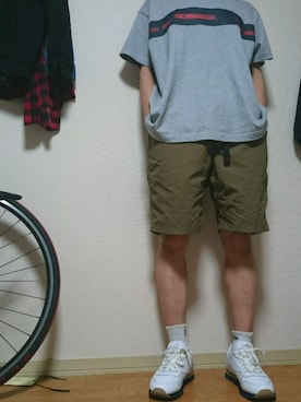 「TALKING ABOUT THE ABSTRACTION（トーキング　アバウト　ジ　アブストラクション）のアイテム（トップス）」を使った、itさん（メンズ・173cm）の夏コーディネート
