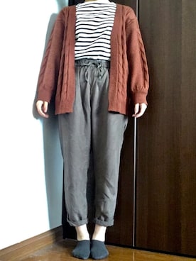 ふうさん（レディース・156cm）の秋コーディネート