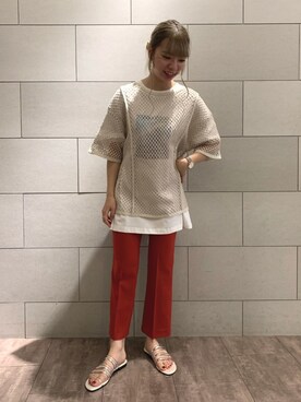 Ayukaさん（レディース・159cm）の夏コーディネート