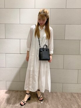 「アイテム（ワンピース/ドレス）」を使った、Ayukaさん（レディース・159cm・10代）の夏コーディネート
