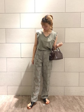 Ayukaさん（レディース・159cm）の夏コーディネート