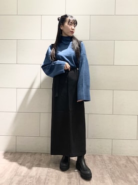 Ayukaさん（レディース・159cm）の冬コーディネート