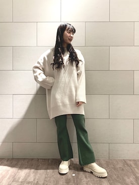 Ayukaさん(レディース・159cm)の冬コーディネート