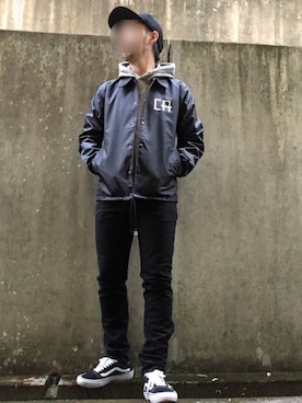 「surt（サート）のアイテム（ジャケット/アウター）」を使った、ヒロさん（メンズ・169cm）の冬コーディネート