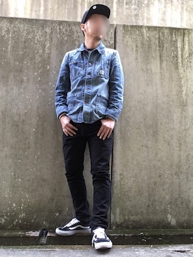 「Levi's（リーバイス）の【Levi's】510 スキニー メンズ （デニムパンツ）」を使った、ヒロさん（メンズ・169cm）の春コーディネート