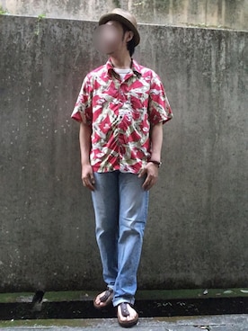 「Pataloha（パタロハ）のアイテム」を使った、ヒロさん（メンズ・169cm）の夏コーディネート