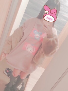 「しまむら（シマムラ）のアイテム（その他）」を使った、ぁ　　　ぃ　　ka。さん（レディース・154cm）の冬コーディネート