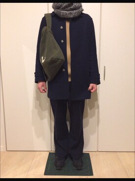 「TACS（タックス）のアイテム」を使った、えんどーさん（メンズ・169cm）の冬コーディネート
