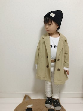 こだまさん(キッズ・100cm)の冬コーディネート