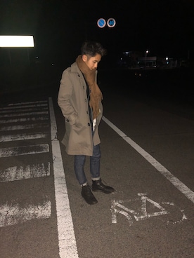 「mysty woman（ミスティウーマン）のアイテム（ジャケット/アウター）」を使った、isseyさん（メンズ・171cm）の冬コーディネート