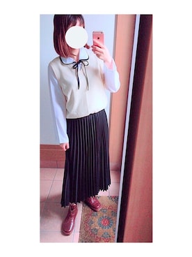 「SAYA（サヤ）のアイテム」を使った、tomoさん（レディース・157cm）の春コーディネート