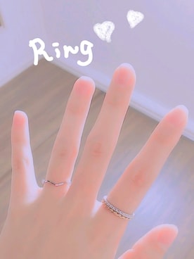 「Avail（アベイル）のアイテム（リング）」を使った、airi😋😝さん（レディース・153cm）の春コーディネート