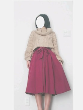 「メルカリのアイテム（その他、ホワイト系）」を使った、airi😋😝さん（レディース・153cm）の春コーディネート
