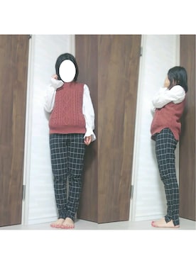 「Instagramもお願いします♡のアイテム（その他、ピンク系）」を使った、airi😋😝さん（レディース・153cm）の春コーディネート