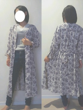 「AMERICAN HOLIC（アメリカンホリック）のアイテム（ワンピース/ドレス、ホワイト系）」を使った、airi😋😝さん（レディース・153cm）の春コーディネート