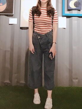 溫婉汝さん（レディース・145cm）の夏コーディネート