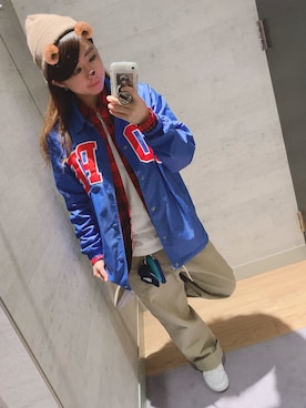 「DOPE（ドープ）のアイテム」を使った、MSYさん（レディース・159cm）の冬コーディネート