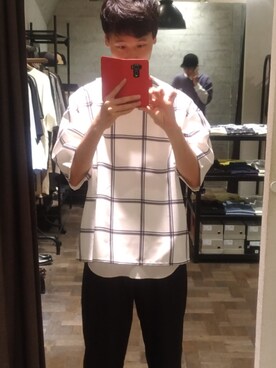 「HARE（ハレ）のアイテム（その他アウター）」を使った、naughty-boyさん（メンズ・183cm）の夏コーディネート