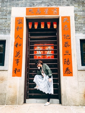 「gallery（ギャラリー）のアイテム」を使った、中林春菜さん（レディース・161cm）の冬コーディネート