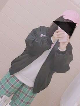 「WC（ダブル シー）のアイテム（ブルゾン）」を使った、Nichikaさん（レディース・156cm）の冬コーディネート