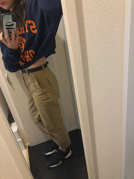 「Reebok（リーボック）のユニセックス リーボック インスタ ポンプフューリー ブラック Reebok INSTAPUMP FURY OG V65750（スニーカー）」を使った、RIRIさん（レディース・156cm）の春コーディネート