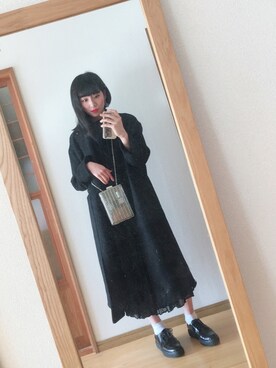 「VTOPIA（ユートピア）のアイテム」を使った、Ukiさん（レディース・165cm）の冬コーディネート