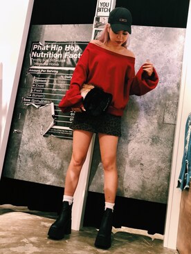 「FIG&VIPER（フィグアンドバイパー）のアイテム（帽子）」を使った、FIG&VIPER_Yukaさん（レディース・167cm）の秋コーディネート