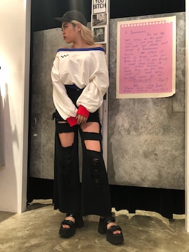 FIG&VIPER_Yukaさん（レディース・167cm）の夏コーディネート