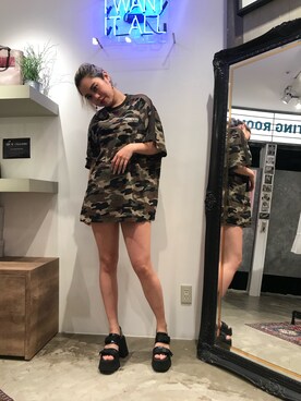 「FIG&VIPER（フィグアンドバイパー）のアイテム」を使った、FIG&VIPER_Yukaさん（レディース・167cm）の夏コーディネート