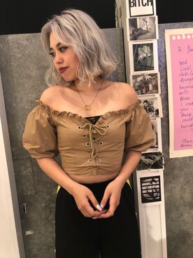 「FIG&VIPER（フィグアンドバイパー）のアイテム（その他トップス）」を使った、FIG&VIPER_Yukaさん（レディース・167cm）の夏コーディネート