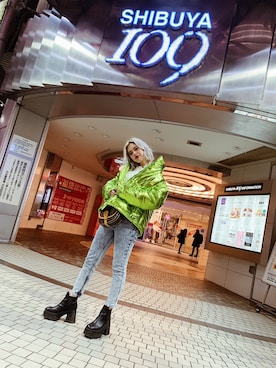 「FIG&VIPER（フィグアンドバイパー）のアイテム（その他アウター）」を使った、FIG&VIPER_Yukaさん（レディース・167cm）の冬コーディネート