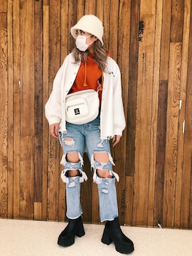 FIG&VIPER_Yukaさん（レディース・167cm）の春コーディネート