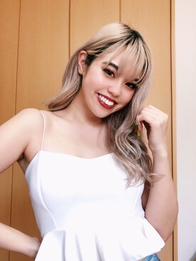 「FIG&VIPER（フィグアンドバイパー）のアイテム（チューブトップ）」を使った、FIG&VIPER_Yukaさん（レディース・167cm）の春コーディネート