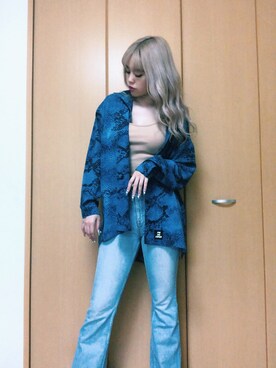 「FIG&VIPER（フィグアンドバイパー）のアイテム（キャミソール）」を使った、FIG&VIPER_Yukaさん（レディース・167cm）の春コーディネート