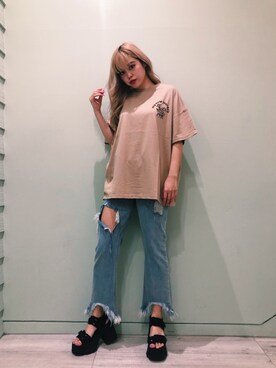 FIG&VIPER_Yukaさん（レディース・167cm）の夏コーディネート