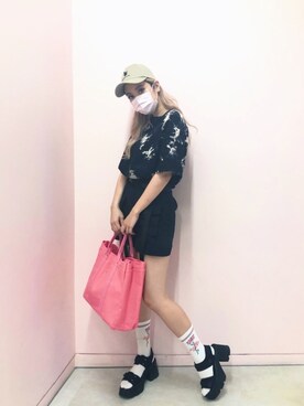 「FIG&VIPER（フィグアンドバイパー）のアイテム（スカート）」を使った、FIG&VIPER_Yukaさん（レディース・167cm）の夏コーディネート