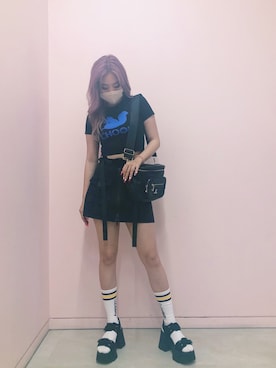 「FIG&VIPER（フィグアンドバイパー）のアイテム（スカート）」を使った、FIG&VIPER_Yukaさん（レディース・167cm）の夏コーディネート