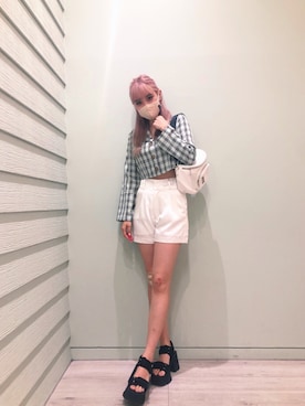 「FIG&VIPER（フィグアンドバイパー）のアイテム（その他アウター）」を使った、FIG&VIPER_Yukaさん（レディース・167cm）の夏コーディネート