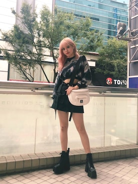 「FIG&VIPER（フィグアンドバイパー）のアイテム（スカート）」を使った、FIG&VIPER_Yukaさん（レディース・167cm）の秋コーディネート