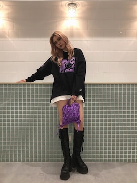 「disney」｜FIG&VIPER_Yukaさん（レディース・167cm）の冬コーディネート