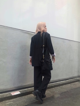 「PRADA（プラダ）のアイテム」を使った、FIG&VIPER_Yukaさん（レディース・167cm）の春コーディネート