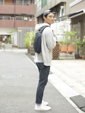 「Otias（オティアス）のアイテム」を使った、UNBILLION_MENSさん（メンズ・176cm）の夏コーディネート